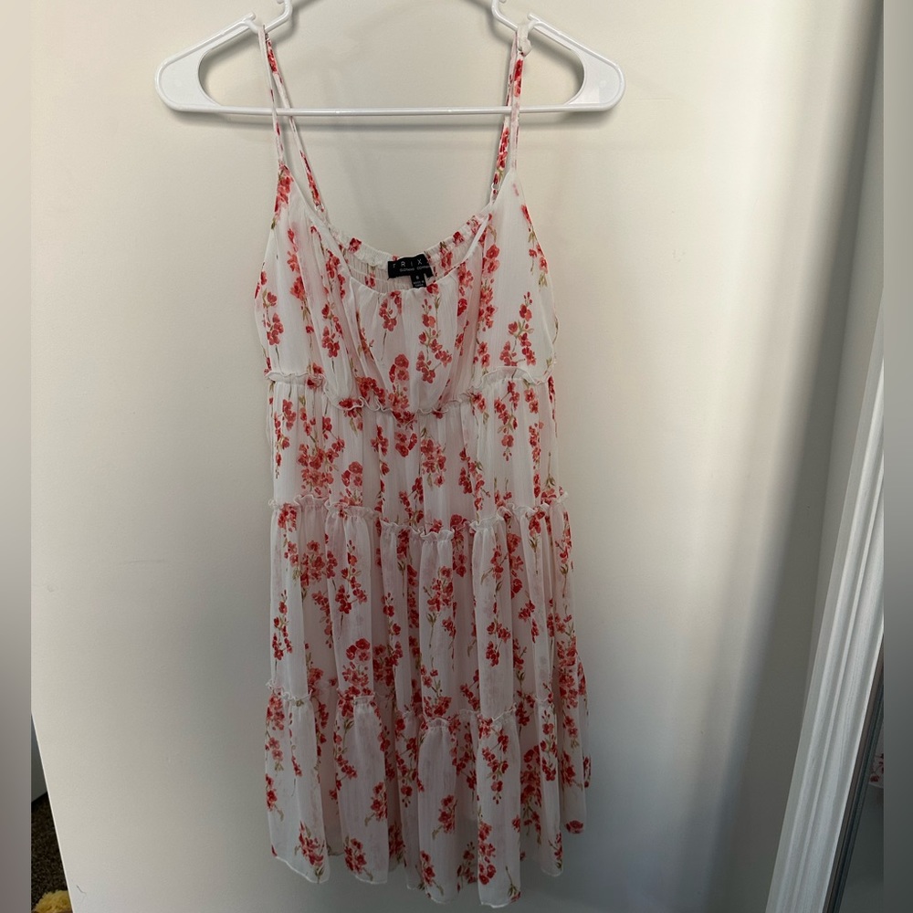 Flowering light summer dress